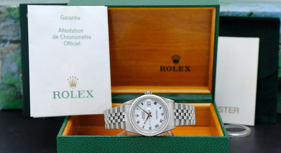 Montre Rolex Datejust 16220 - Montre automatique en acier 36 mm (2005) 58 Facettes ROL/DJ1/1323