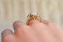 Bague 51.5 Bague opale cabochon en or jaune 14 carats 58 Facettes 3763