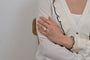 Bague 54 Bague vintage en platine et or 18k avec diamants 58 Facettes 26483-26556