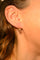Boucles d'oreilles Collection Crush - Dormeuses décor gouvernail en or jaune 14 carats et perles 58 Facettes 3106
