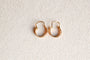 Boucles d'oreilles Boucles d’oreilles créoles ciselées en or jaune 18k 58 Facettes 3706