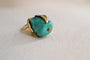 Pendentif Pendentif fruit en or jaune 14K et turquoise 58 Facettes 3270