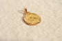 Pendentif Médaille mariale en or jaune 18 carats 58 Facettes 3530