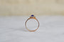 Bague 55 Bague marguerite halo de diamants en or rose 18 carats 58 Facettes 3655