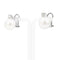 Boucles d'oreilles Boucles d’oreilles en or blanc 18 carats avec perles d’Australie et diamants 58 Facettes 13285