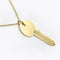 Collier Collier avec pendentif clé en or jaune 18 ct et diamants 58 Facettes 18134