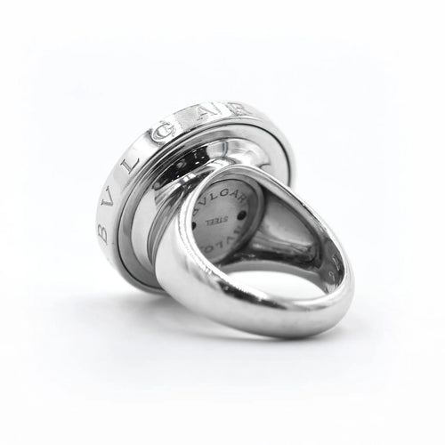 Bague 51 Bulgari Optical - Bague en or blanc 18 ct et onyx 58 Facettes 4579