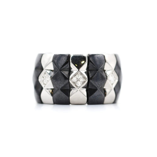 Bague Bague Enigma en or et acier 58 Facettes 8611