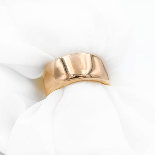 Bague Pomellato Fedone Iconica - Bague Large en or jaune 18 kt 58 Facettes 21902