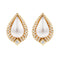 Boucles d'oreilles Boucles d'oreilles - Clip en or 18 kt avec perles Mabè et diamants 58 Facettes 22282