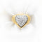Bague Repossi - Bague cœur en or jaune 18 ct et diamants 0,64 ct 58 Facettes 22038
