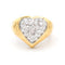 Bague Repossi - Bague cœur en or jaune 18 ct et diamants 0,64 ct 58 Facettes 22038