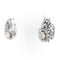 Boucles d'oreilles Boucles d'oreilles en or blanc avec diamants 58 Facettes 22383