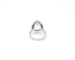 Bague 54 Bague en or blanc 18 ct avec aigue-marine 3,63 ct et diamants 0,66 ct 58 Facettes 14262