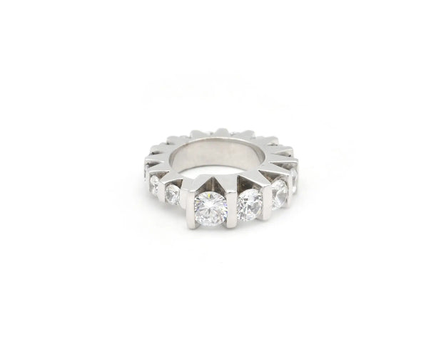 Bague Bague à engrenages en argent 925 Monica Coscioni 58 Facettes 14323