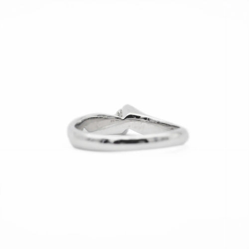Bague Bague solitaire en or blanc 18 carats avec diamant 0,20 ct 58 Facettes 17415