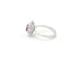 Bague Bague en or blanc 18 ct avec rubis 0,70 ct et diamants 58 Facettes 14196