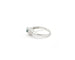 Bague Bague en or blanc 18 ct avec émeraude 0,30 ct et diamants 58 Facettes 14199