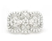 Broche Broche en or blanc 18 ct avec diamants 4,90 ct 58 Facettes 14694