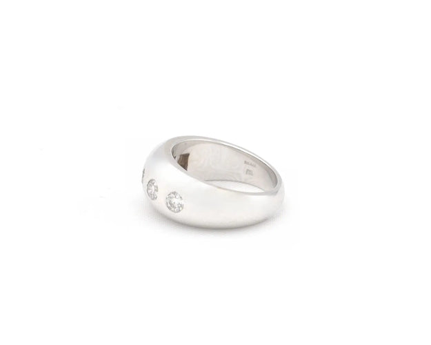 Bague 49 Bulgari Bombolino - Bague en or blanc et diamants 58 Facettes 14635