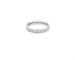 Bague Bague eternity en or blanc 18 ct avec diamants 0,75 ct 58 Facettes 14583