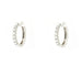 Boucles d'oreilles Boucles d’oreilles créoles en or blanc 18 ct avec diamants 0,70 ct 58 Facettes 14722