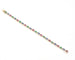 Bracelet Bracelet en or jaune 18 ct avec émeraudes, rubis, saphirs et diamants 58 Facettes 14595
