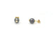 Boucles d'oreilles Boucles d’oreilles en or jaune 18 ct avec perles de Tahiti et diamants 58 Facettes 14605