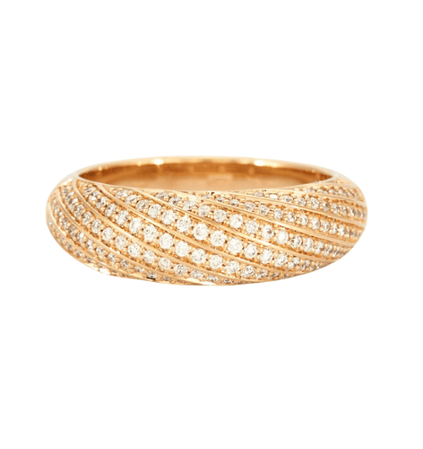 Bague 56 Bague en or rose et diamants 58 Facettes DV3673-2