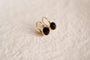 Boucles d'oreilles Boucles d’oreilles dormeuses en or jaune 18 carats et cristaux facettés 58 Facettes Ref3129