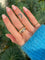Bague 52 Bague jonc en or jaune 18 carats avec 5 diamants 58 Facettes