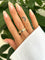 Bague 51.5 Bague jonc trilogie en or rose 18 carats et diamants 58 Facettes