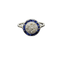 Bague 54 Bague art deco en platine ornée de saphirs et diamants 58 Facettes