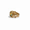 Bague 53 Bague cocktail en or jaune 18k, citrine et turquoises 58 Facettes