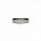 Bague 54 Demi-alliance - Bague en or blanc 18k sertie de diamants 58 Facettes