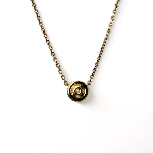 Collier Collier - Collier en or jaune 18k et diamants taille brillant 58 Facettes