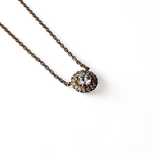 Collier Collier - Collier en or jaune 18k et diamants taille brillant 58 Facettes