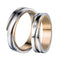Bague Polello - Bague Fede en or blanc et jaune avec diamant brillant 58 Facettes G31B