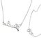 Collier Pinomarino - Collier prénom Giulia en or blanc 18 kt et diamants 58 Facettes G3283