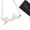 Collier Pinomarino - Collier prénom Giulia en or blanc 18 kt et diamants 58 Facettes G3283