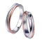 Bague Polello - Alliance en or blanc et rose avec diamants taille brillant 58 Facettes G33B