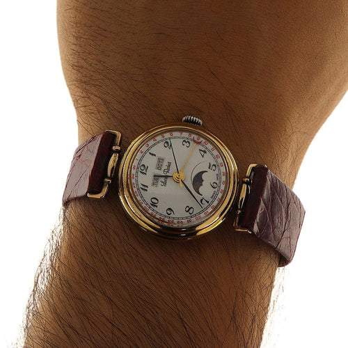 Montre Lucien Rochat - Montre en argent doré 20 microns, ref. 1346 58 Facettes G3812
