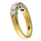 Bague 55 Bague - Or jaune et blanc avec 5 diamants taille brillant 1,54 ct 58 Facettes G3829