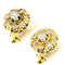 Boucles d'oreilles Boucles d’oreilles rondes en or jaune avec diamants 1,44 ct 58 Facettes G3868