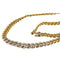 Collier Collier ras-de-cou vintage en or jaune et blanc 18 kt et diamants 58 Facettes G3887