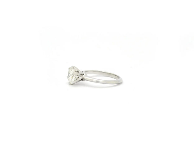 Bague 52 Bague solitaire - Diamant 1,72 ct en or blanc 18 kt 58 Facettes 12868
