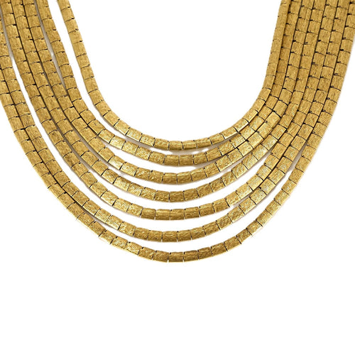 Collier Rare Collier draperie  en or jaune et saphir 58 Facettes GU298