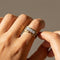 Bague 59 Bague vintage - Trilogie de diamants en or jaune 14 carats 58 Facettes