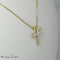 Pendentif Pendentif croix - Pendentif en or jaune 14 carats et diamants 58 Facettes 2459