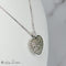 Pendentif Pendentif cœur en or blanc 585 avec diamants 58 Facettes 2560